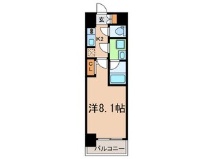 Fortuney大手前の物件間取画像